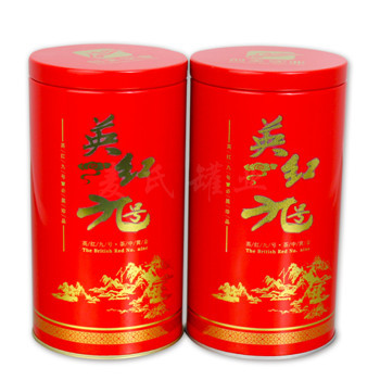 英紅九號(hào)包裝茶罐,茶葉鐵盒包裝設(shè)計(jì)