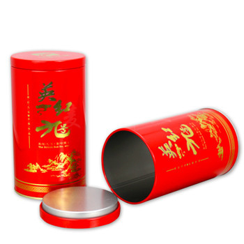 英紅九號(hào)包裝茶罐,茶葉鐵盒包裝設(shè)計(jì)
