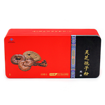 靈芝粉鐵盒_醫藥馬口鐵包裝盒定制