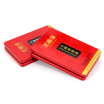 可印刷長方形普洱茶葉鐵盒包裝_馬口鐵普洱茶鐵盒定制廠家